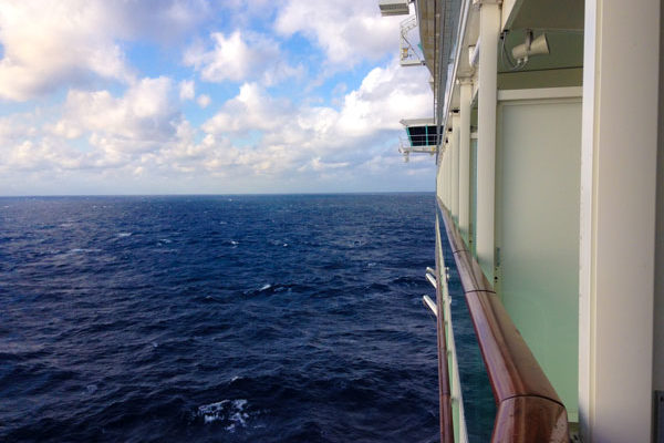 Filming on a Cruise Ship 