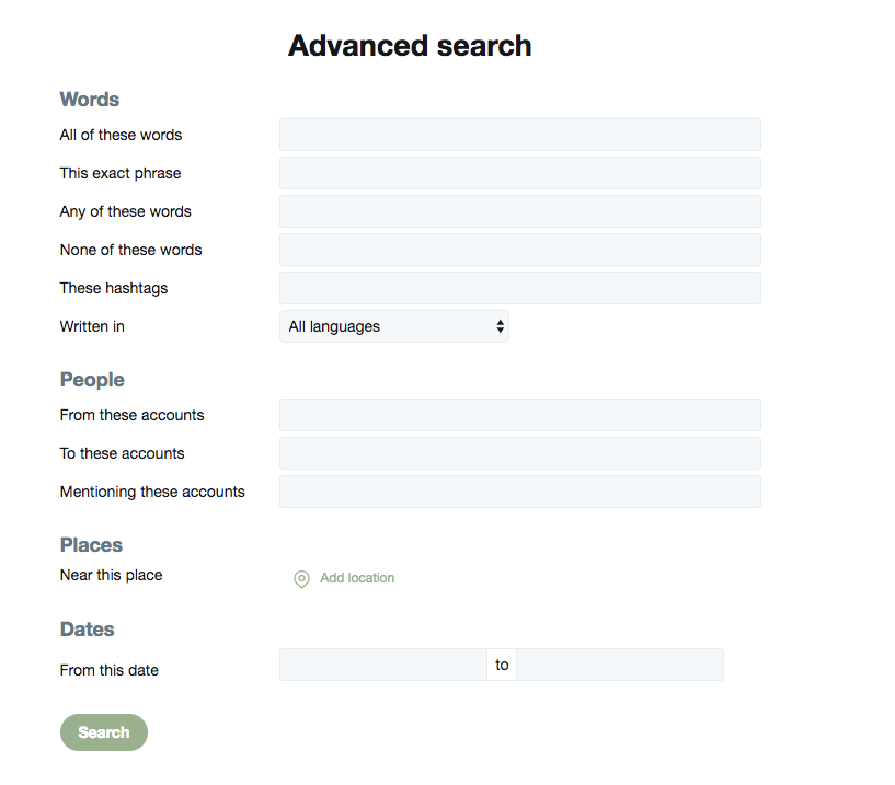 Twitter Advanced Search Screengrab
