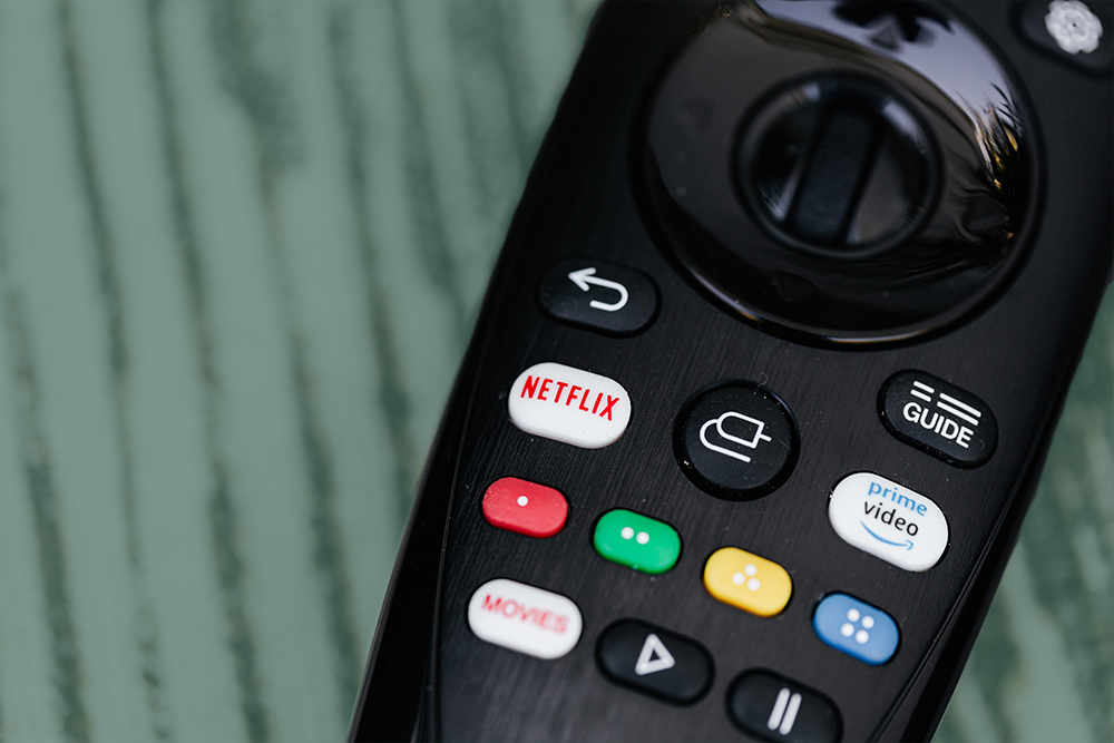tv remote with ott streaming services