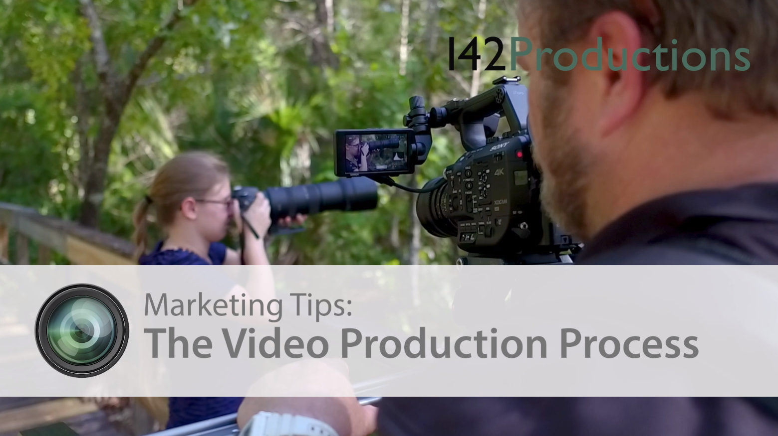 video production process video title image