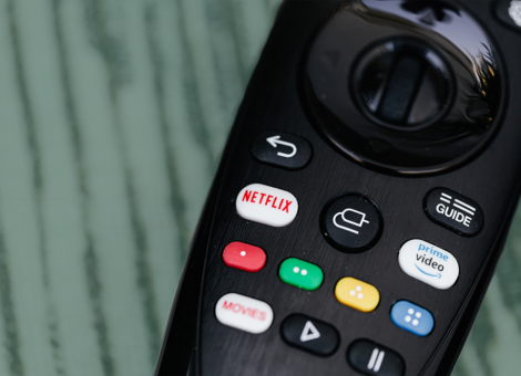 tv remote with ott streaming services